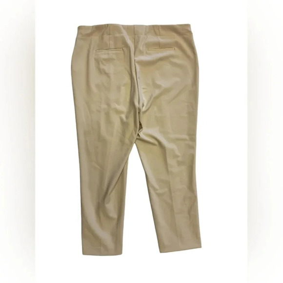 Rachel Zoe NWT Cream Colored Straight Leg Pleated Trousers - Picture 5 of 8